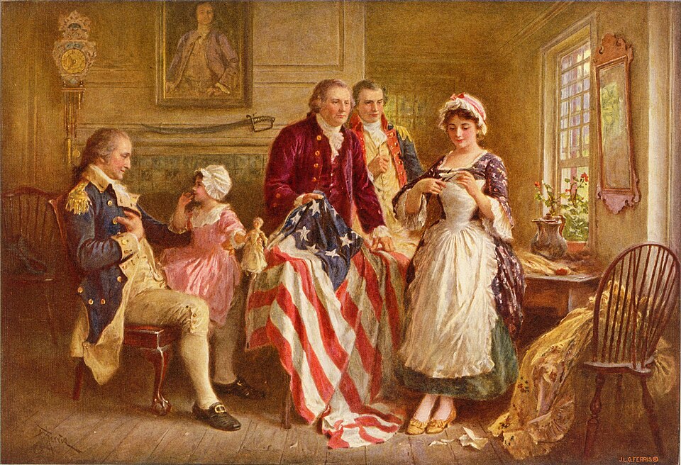 Jean Leon Gerome Ferris: Betsy Ross 1777